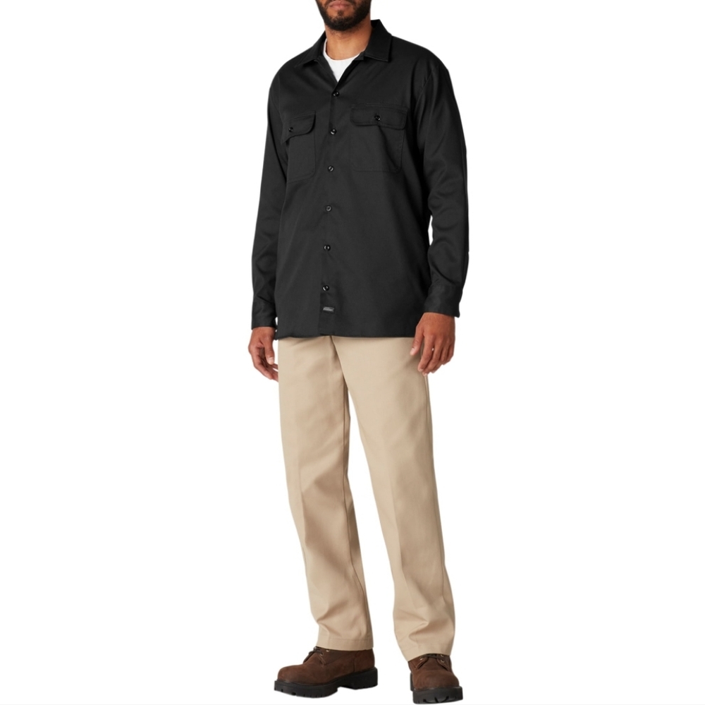 Genuine Dickies Men's FLEX Long Sleeve Work Shirt with Temp Control Cool… - Picture 9 of 9